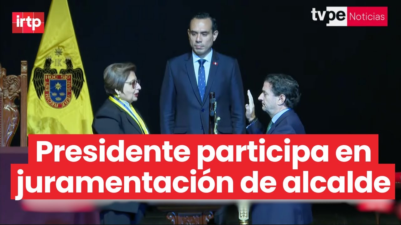 Presidente Jos&eacute; Jer&iacute; participa en juramentaci&oacute;n de Renzo Reggiardo como alcalde de Lima