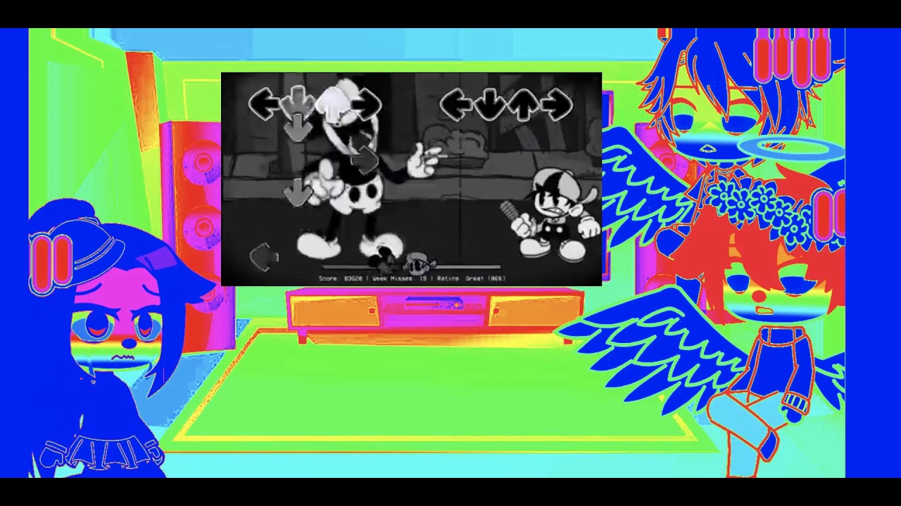 los personajes de Mickey suicide mouse reaccionan a Mickey mouse suicide