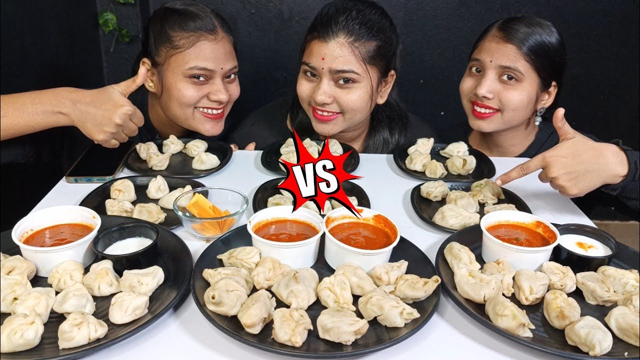 60 Seconds Momos Eating Challenge | Momos | Unlimited Spicy Momos Eating Challenge | Food Challenge