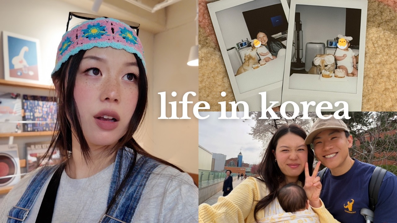 life in korea | baby culture, pink and blue jobs, cherry blossoms!