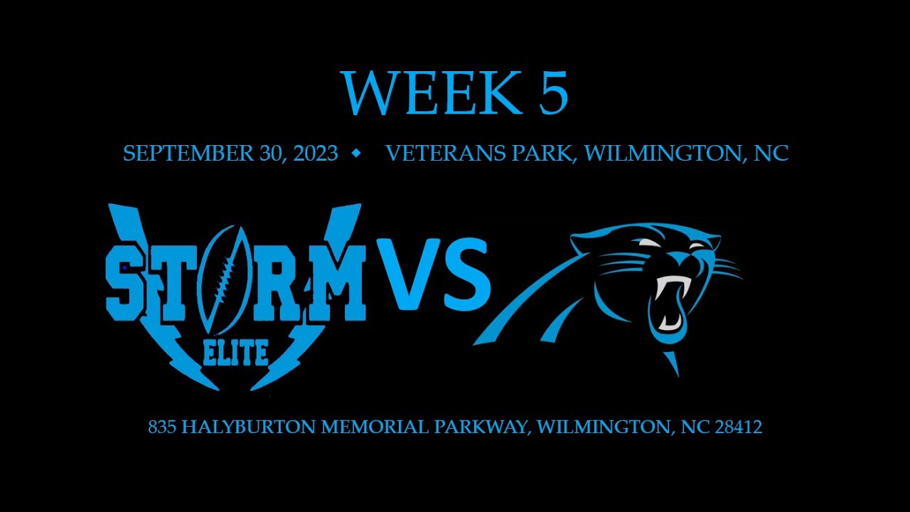 2023 Coastal Pop Warner Panthers 11U Vs the Jacksonville Storm Elite 11U 09/30/2023