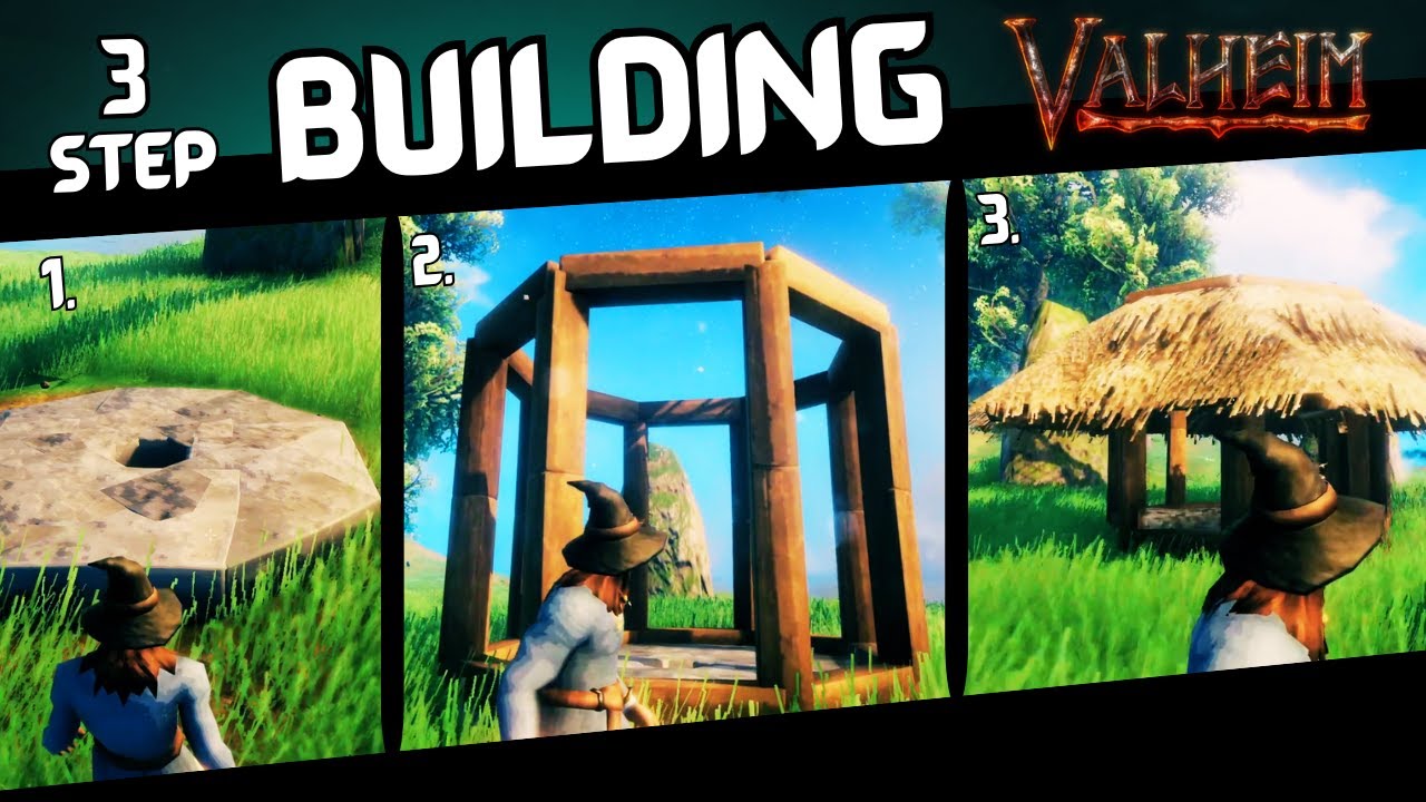 Пошаговый процесс строительства в Valheim в 3 этапа (руководство для начинающих)