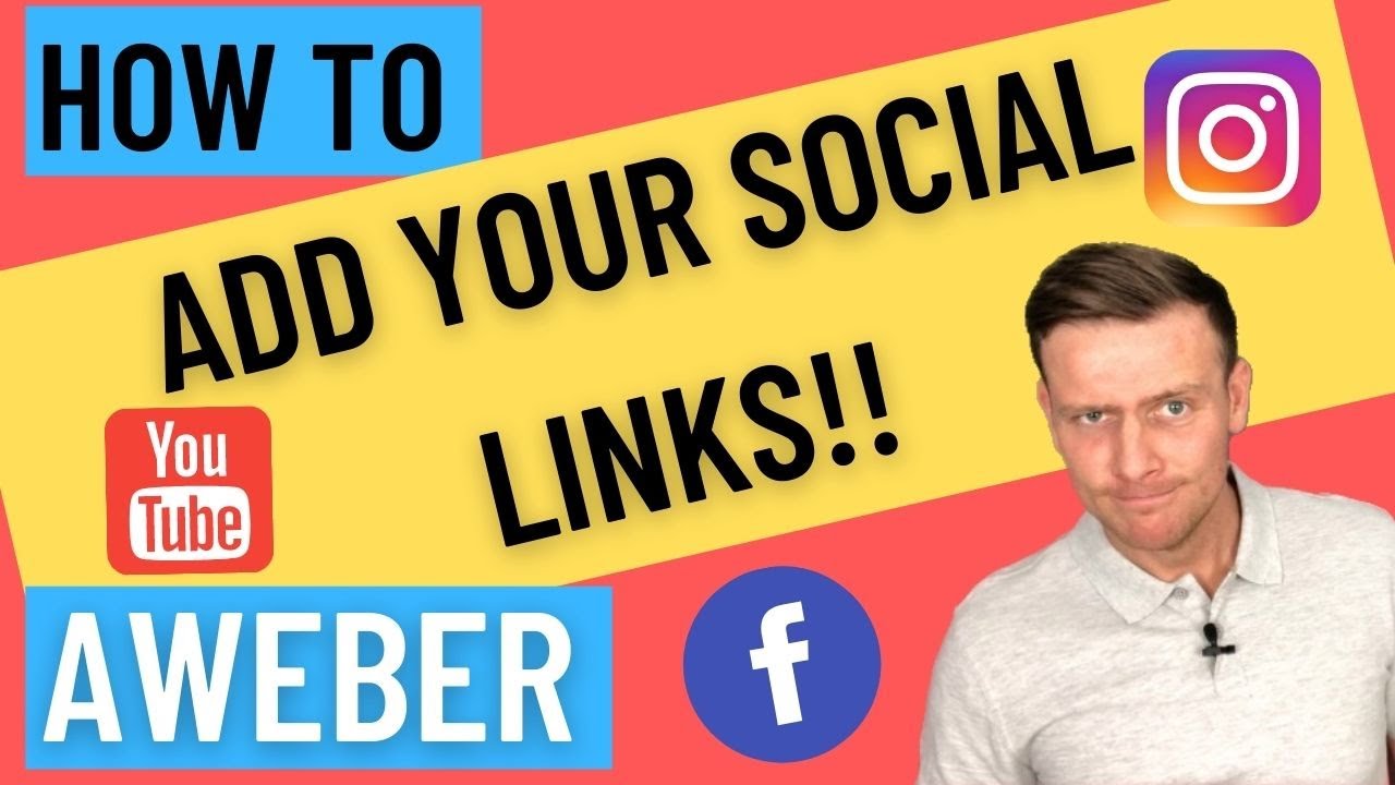 Aweber Email Marketing How To Add Your Social Links