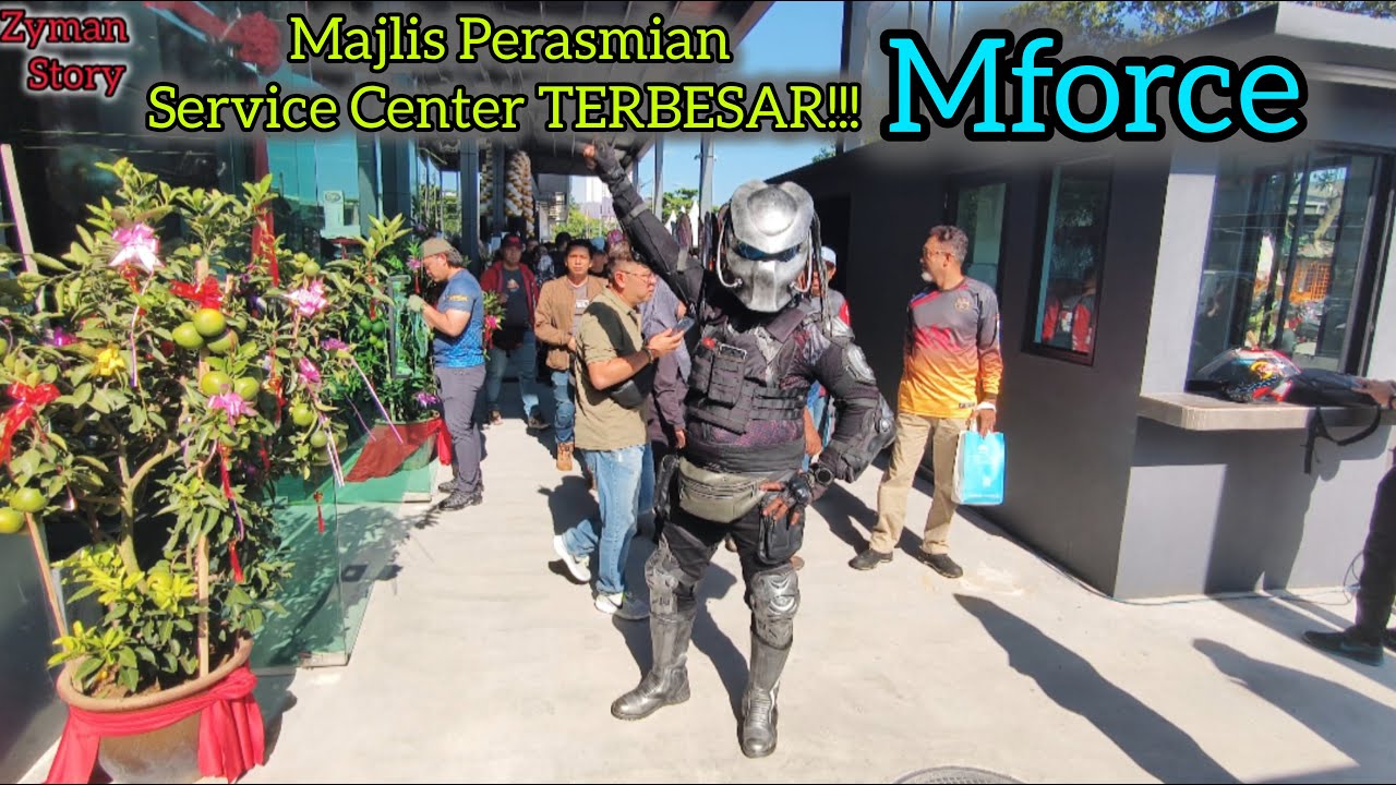 Susana Kemeriahan Majlis Perasmian Pusat Service Center TERBESAR!!! Mforce di Malaysia - Segambut