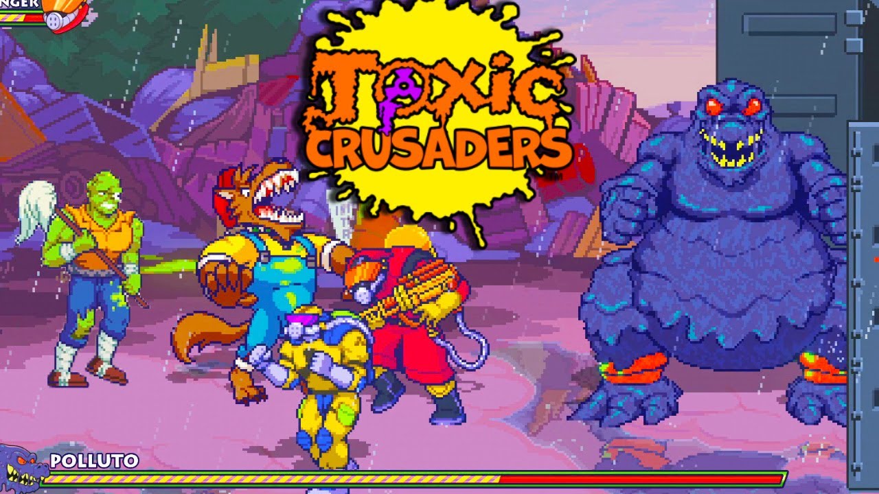 Toxic Crusaders 2024 Beat Em Up Demo Longplay