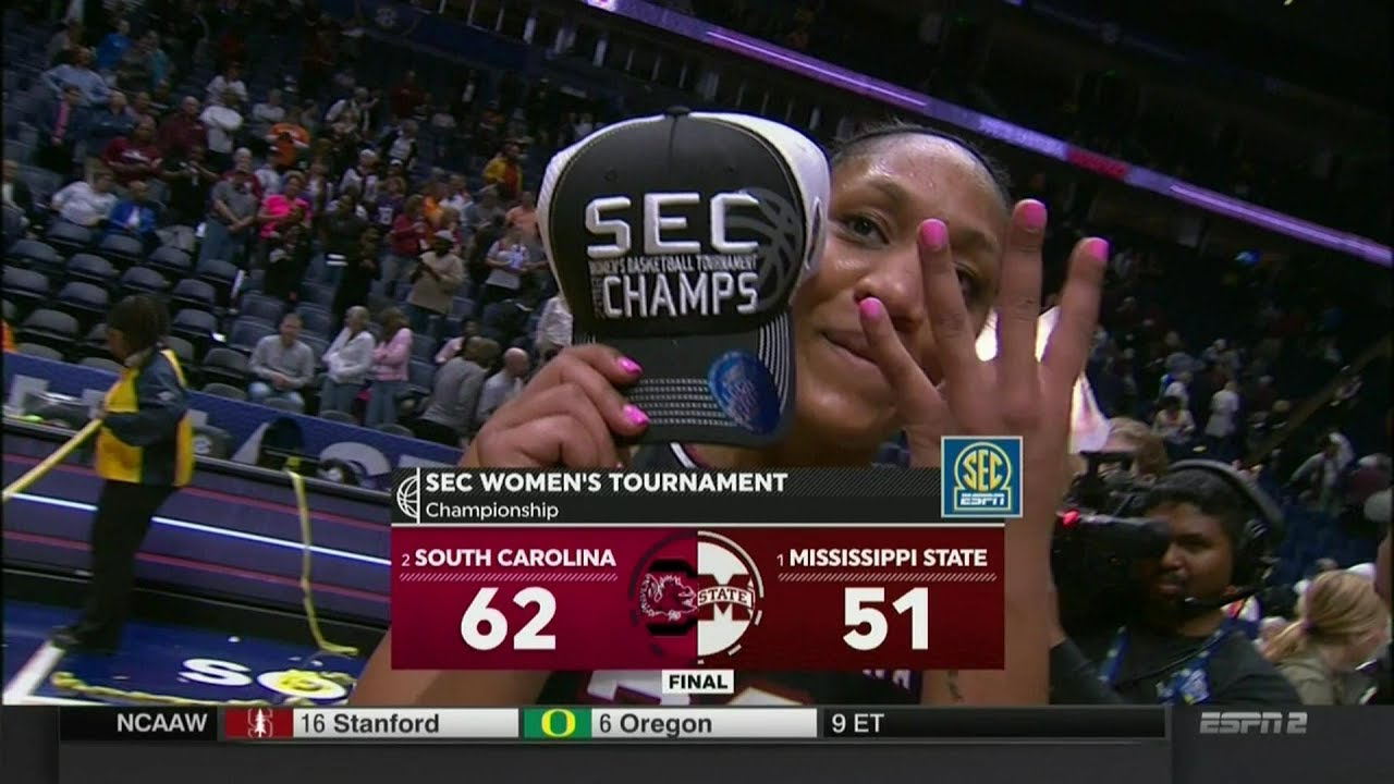 2018 Gamecock Women's Basketball SEC Tournament Championship (Full Game HD)