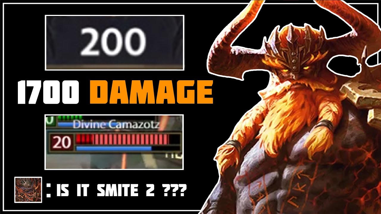 Surtr - all 200 stacks, 1700 damage from one button in Smite