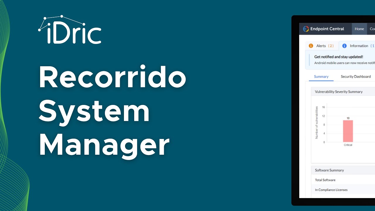 Recorrido System Manager en Endpoint Central