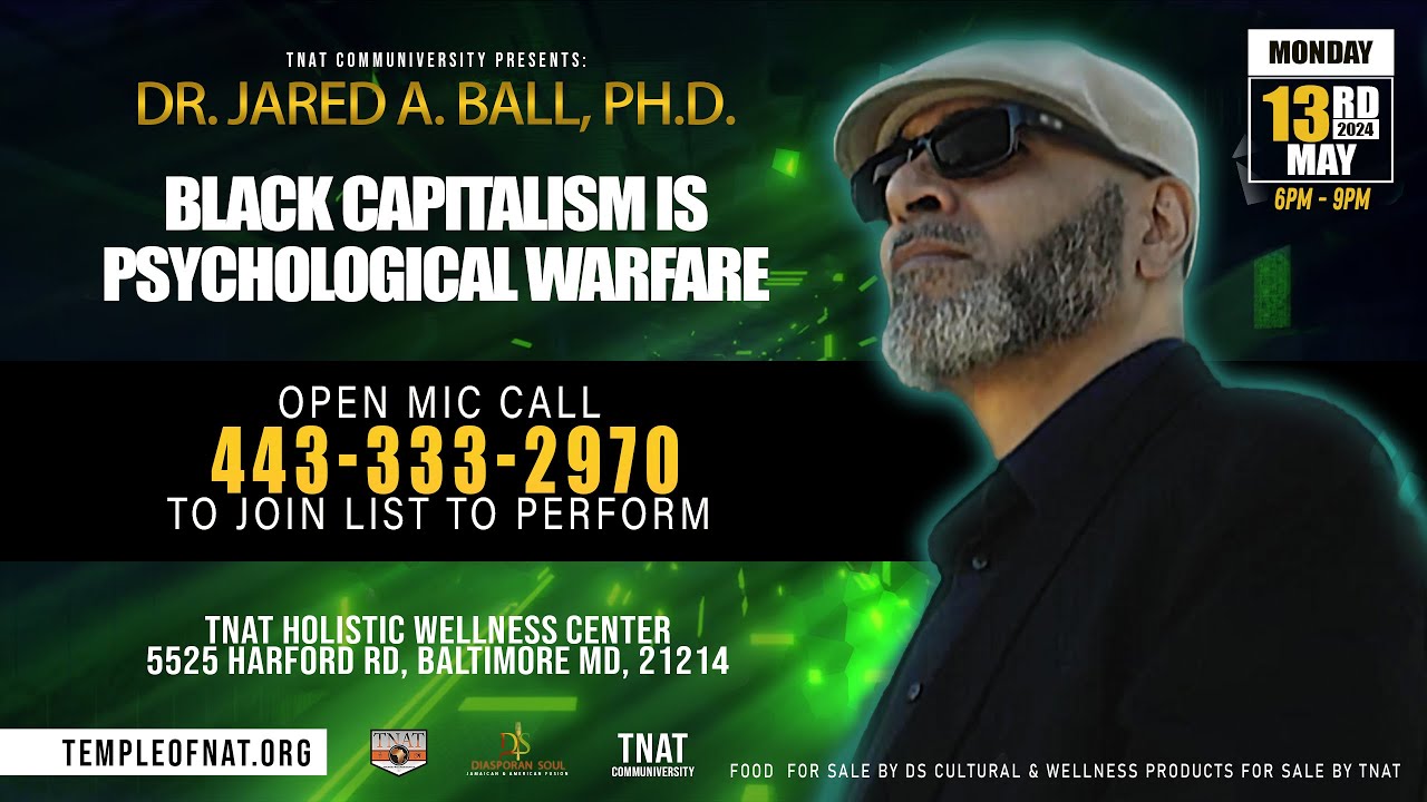 Dr. Jared Ball | Black Capitalism is Psychological Warfare | Myth & Propaganda of Black Buying Power
