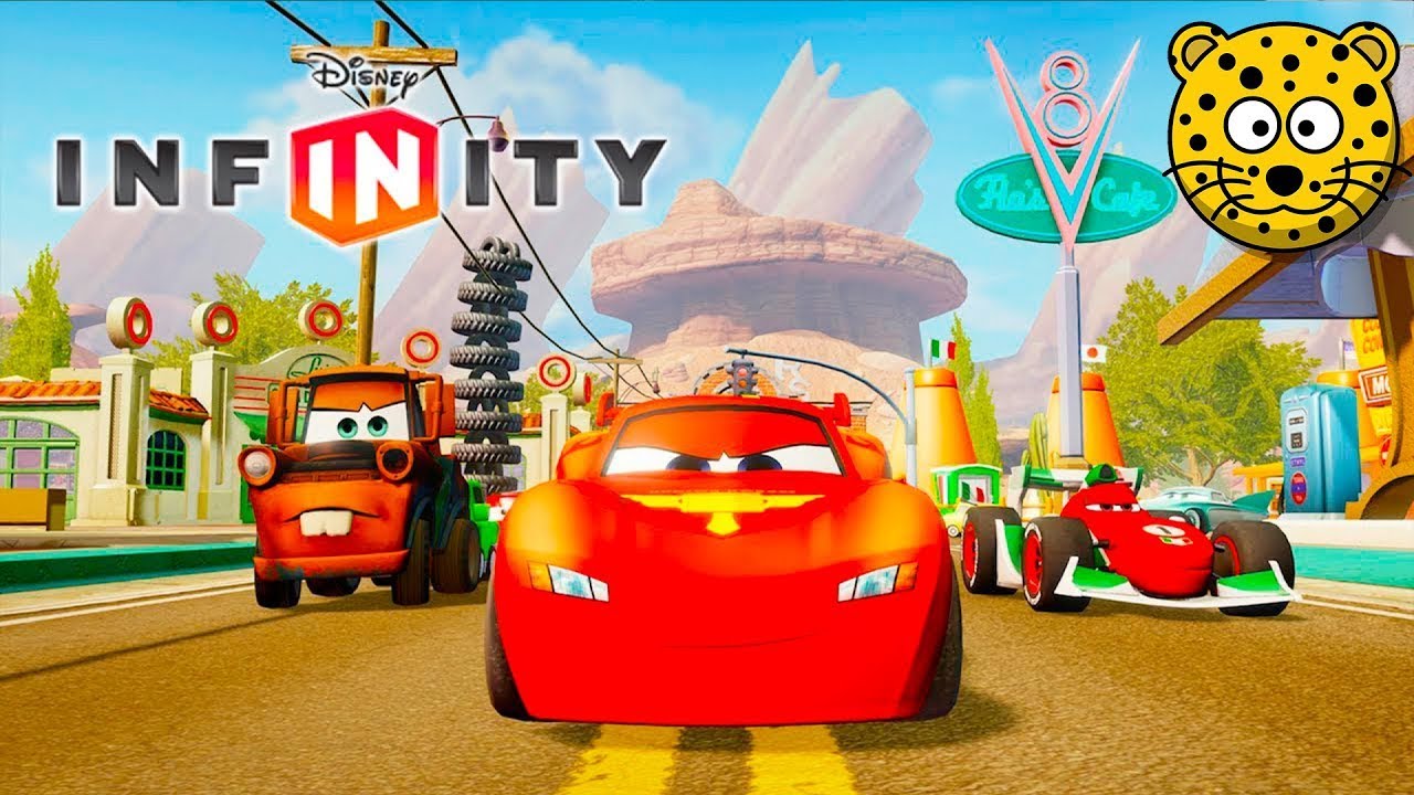 AUTA z Zygzak McQueen Disney Infinity 1.0 Samochody Gra po Polsku - Xbox 360 Gameplay