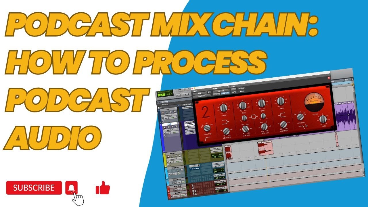 My Podcast Mix Chain: How To Process Podcast Audio