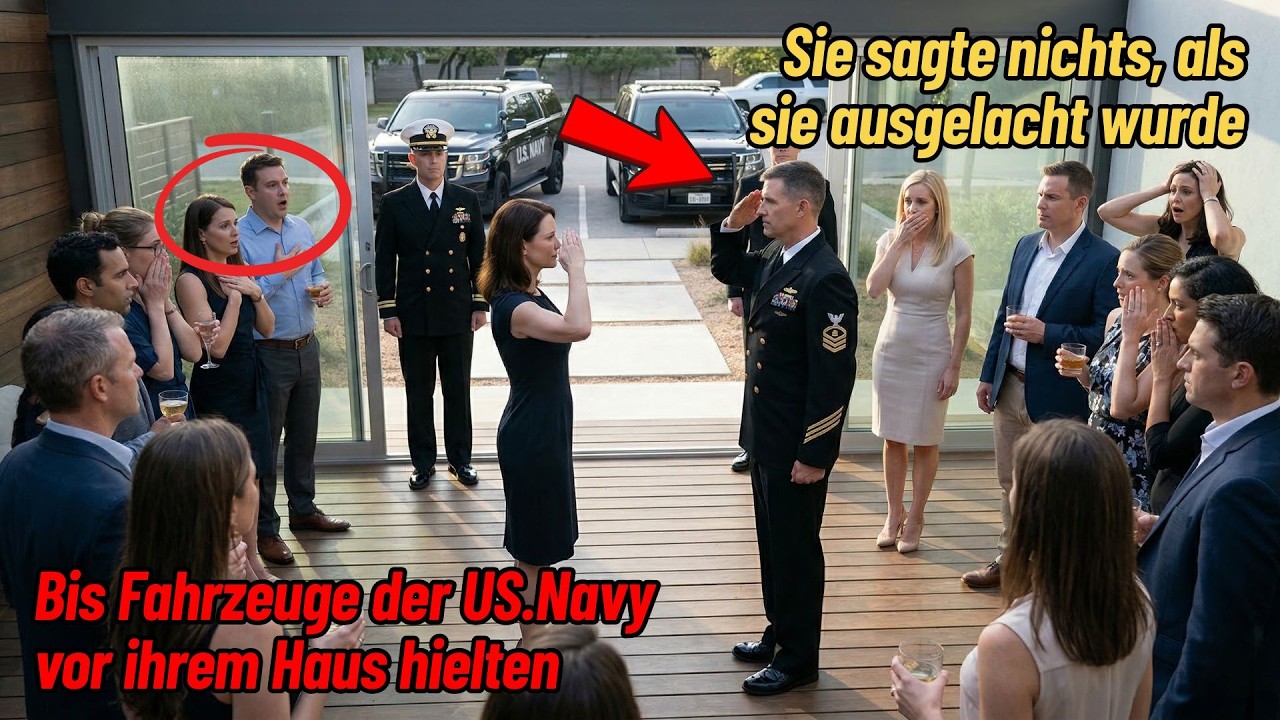 Sie sagte nichts, als sie ausgelacht wurde – bis Fahrzeuge der US Navy vor ihrem Haus hielten