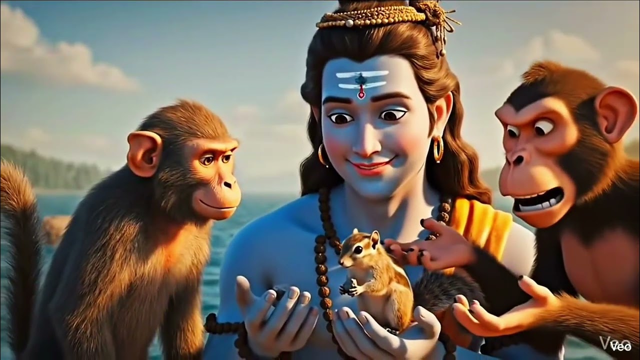 श्री राम और गिलहरी की कहानी। || Ram And The Squirrel's Story 