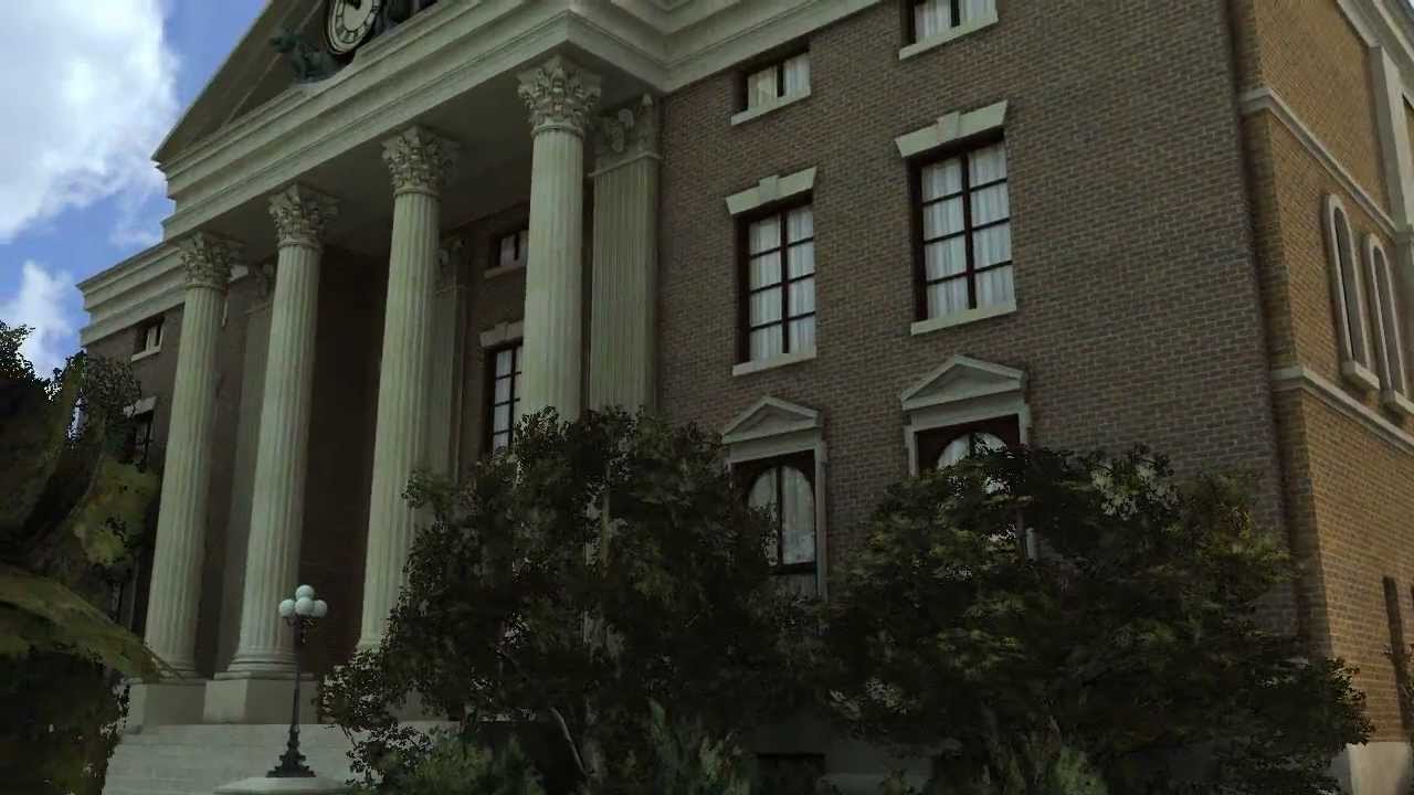 Back to the future Hill Valley 1955 3D real time