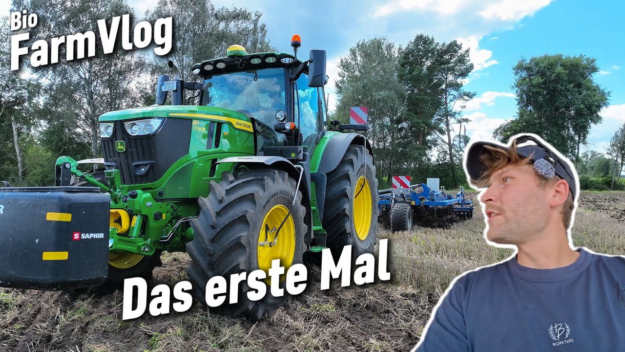 Neuer Auszubildender & der neue 6R215 bei seiner ersten Bodenbearbeitung 