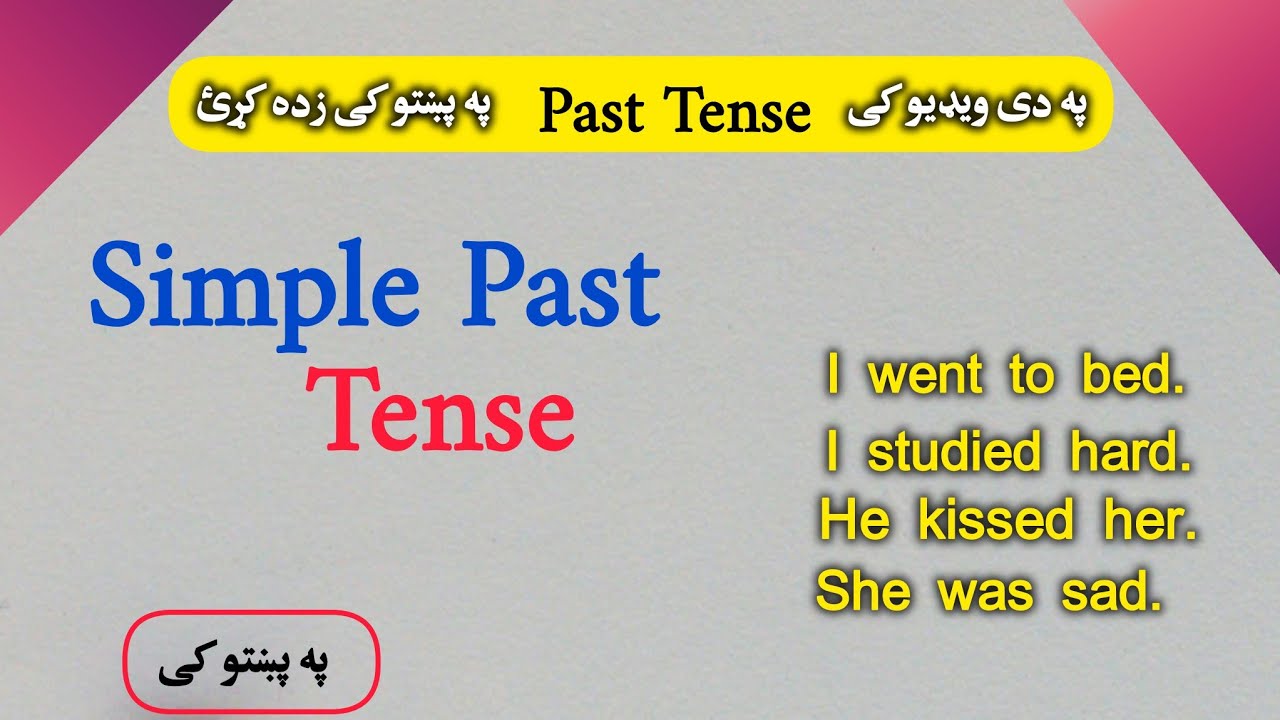 Simple Past Tense: Learn English Tenses