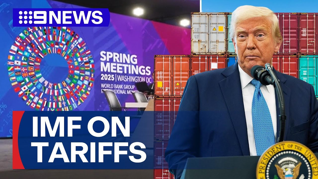 IMF remains concerned over markets after Trump tariffs | 9 News Australia