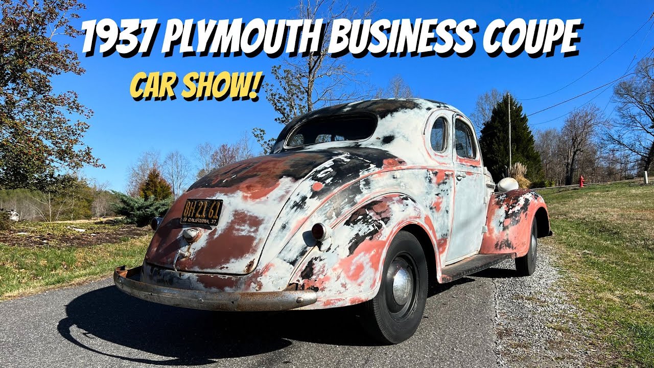 Plymouth Business Coupe 1937 года. Лучший автомобиль. Автошоу! Flathead 6, довоенный MoPar. Винтаж.