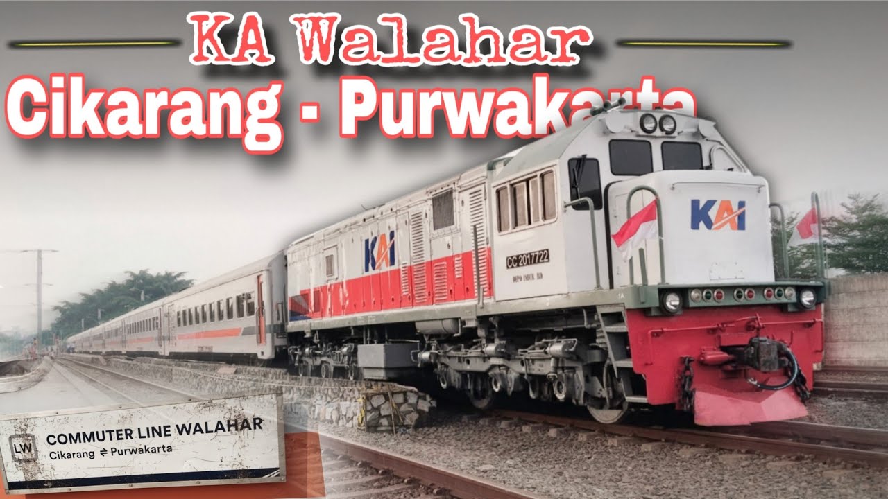 Mencoba KA Walahar Cikarang - Purwakarta | Commuter Line Walahar