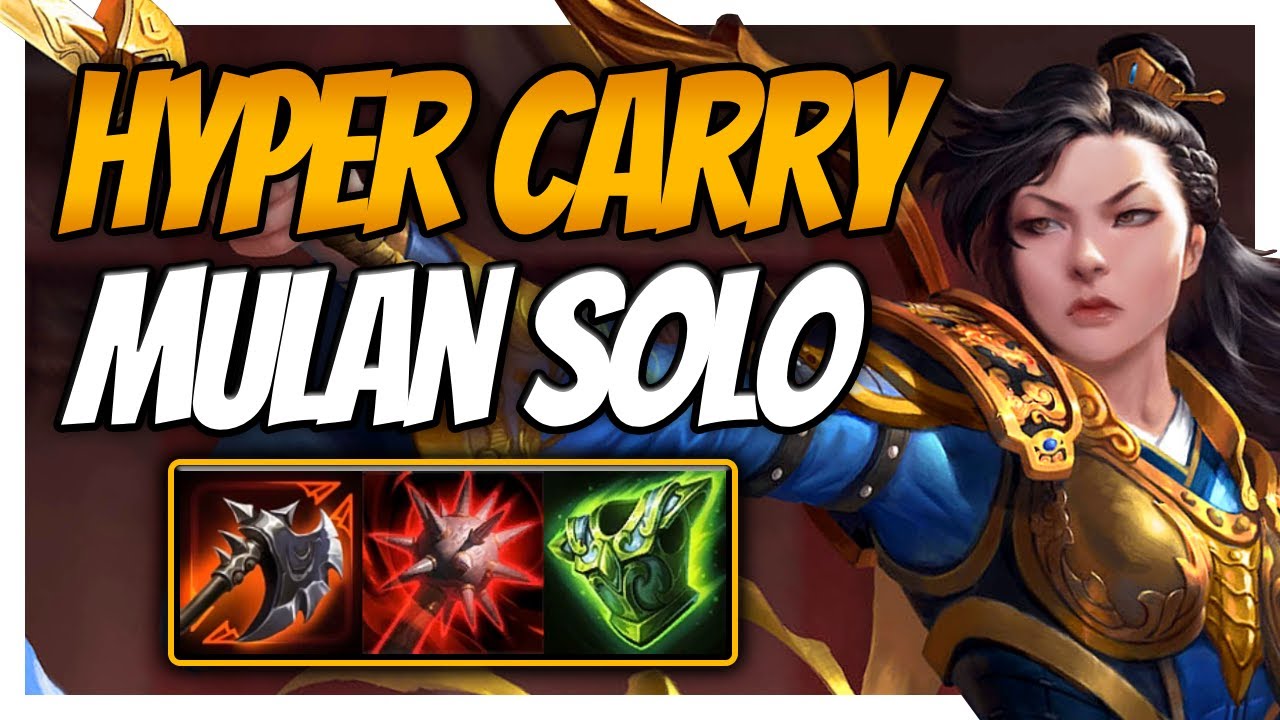 HYPER CARRING THE GAME WITH THIS MULAN BUILD - Smite Mulan solo ranked