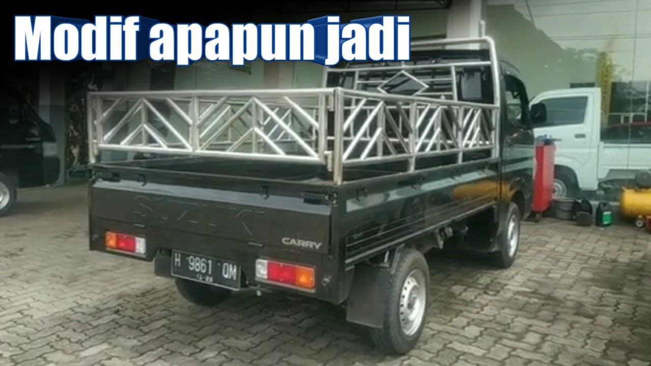 Modifikasi new carry dipasang ram untuk bak apakah bisa saat di kir di dinas perhubungan