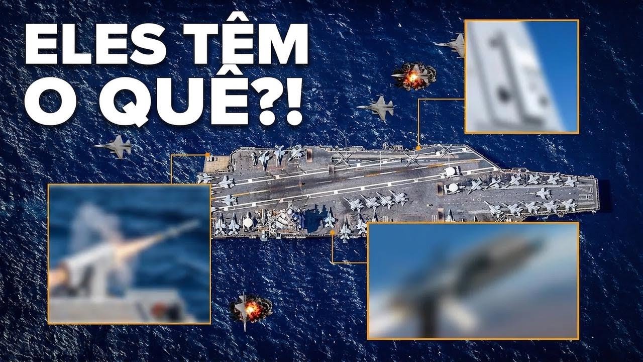 Os porta-avi&otilde;es dos EUA escondem algo t&atilde;o sigiloso que China, Ir&atilde; e R&uacute;ssia est&atilde;o em p&acirc;nico
