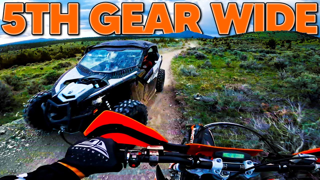 NEAR DEATH EXPERIENCE Wide Open on a KTM 200