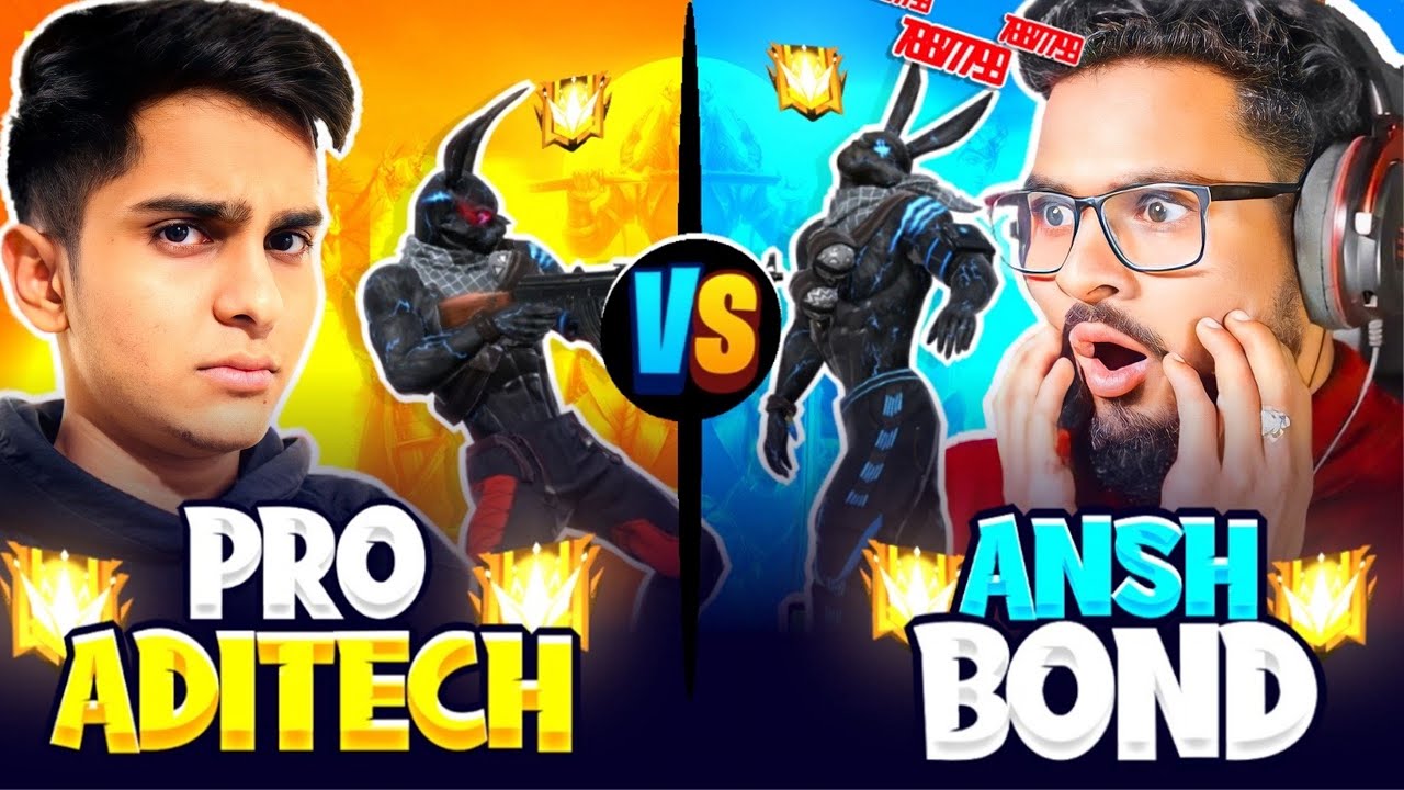 Ansh Bond Vs Aditech In Free Fire 🤯 - औक़ात Ki Baat 🤬 - Free Fire Max