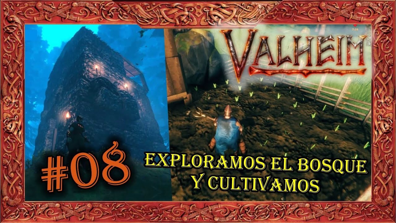 Explorando el bosque negro y CULTIVAMOS zanahorias - #8 | VALHEIM | ScorpioN55