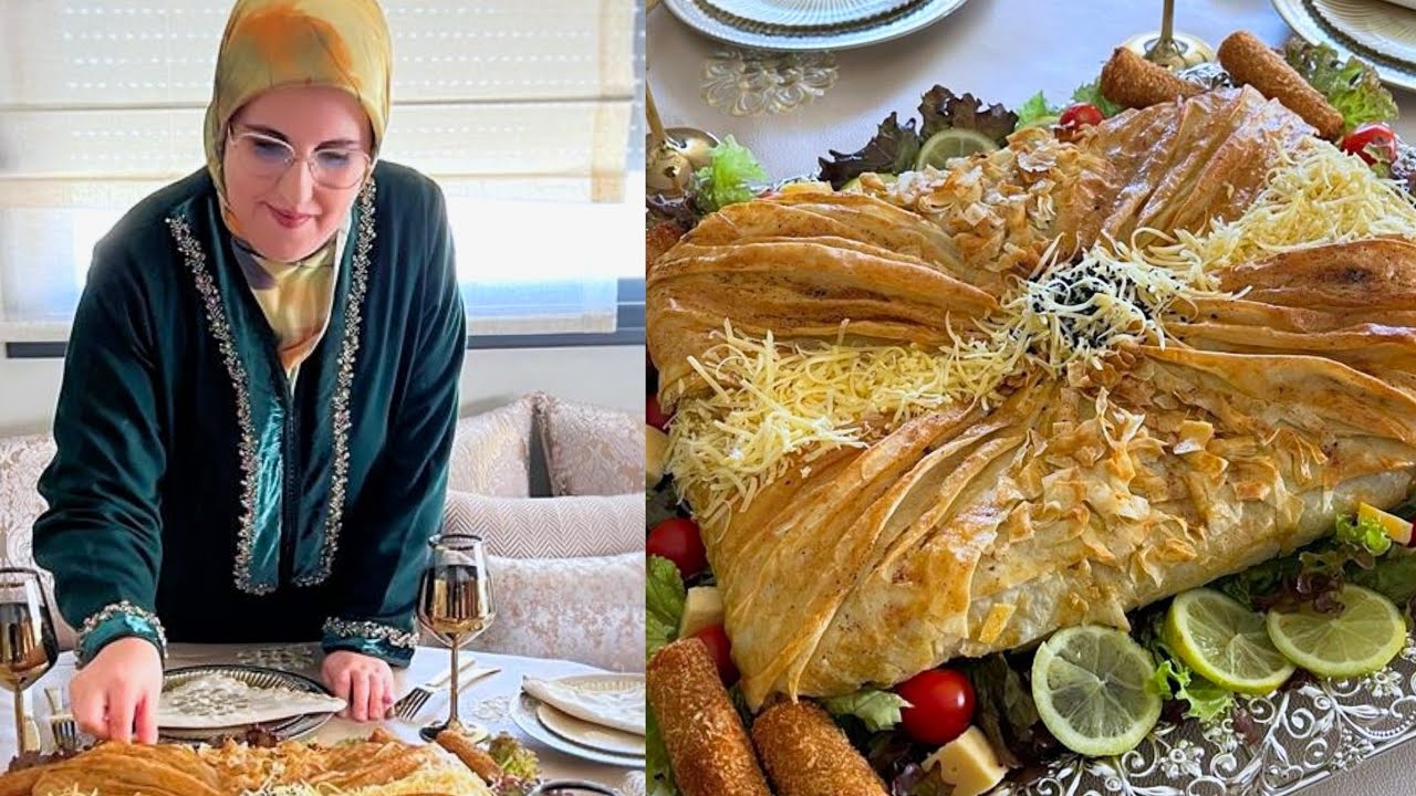 بسطيلة مالحة بالدجاج خطيرة لكل المناسبات للضيافة والعراضة غزالة كتحمر الوجه اقتصادية و....