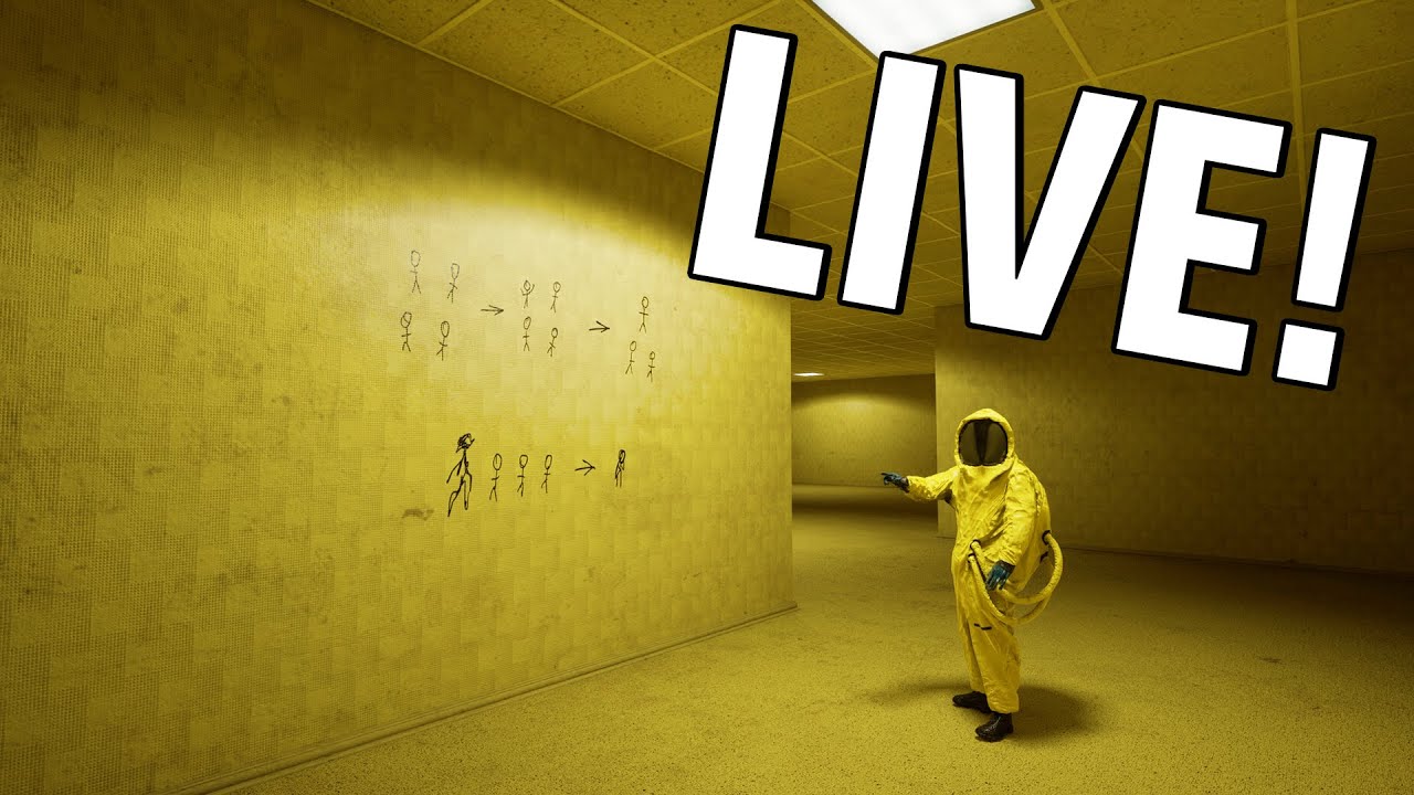 LIVE: Escape the Backrooms!