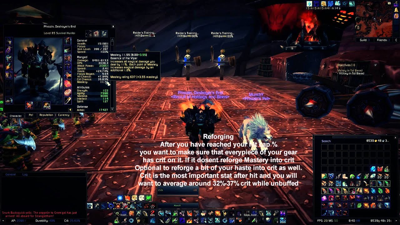 WoW Survival Hunter guide 4.3.4