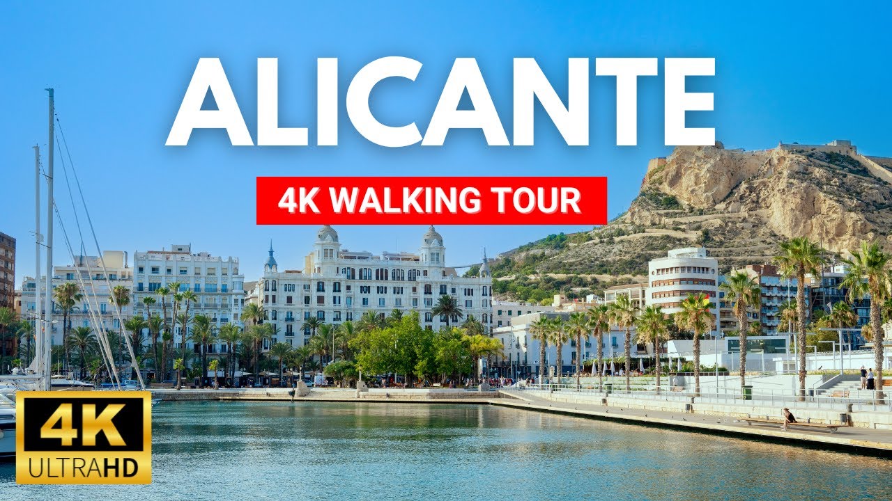 AMAZING ALICANTE 4K 🇪🇸 City Walking Tour in Summer | Spain