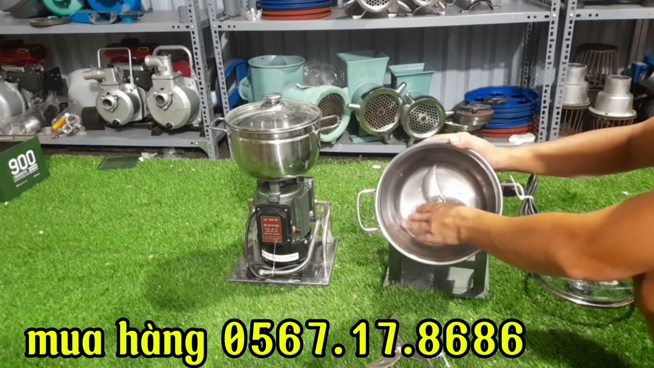 Máy xay thịt,máy xay giềng sả,máy xay chả cá,máy xay chả cá,máy xay sả ớt 900w