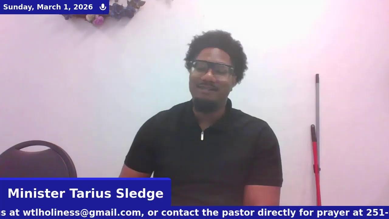 Minister Tarius Sledge
