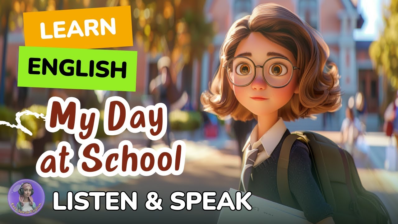 My Day at School | Improve your English Listening Skills & Speaking Skills Level 1
