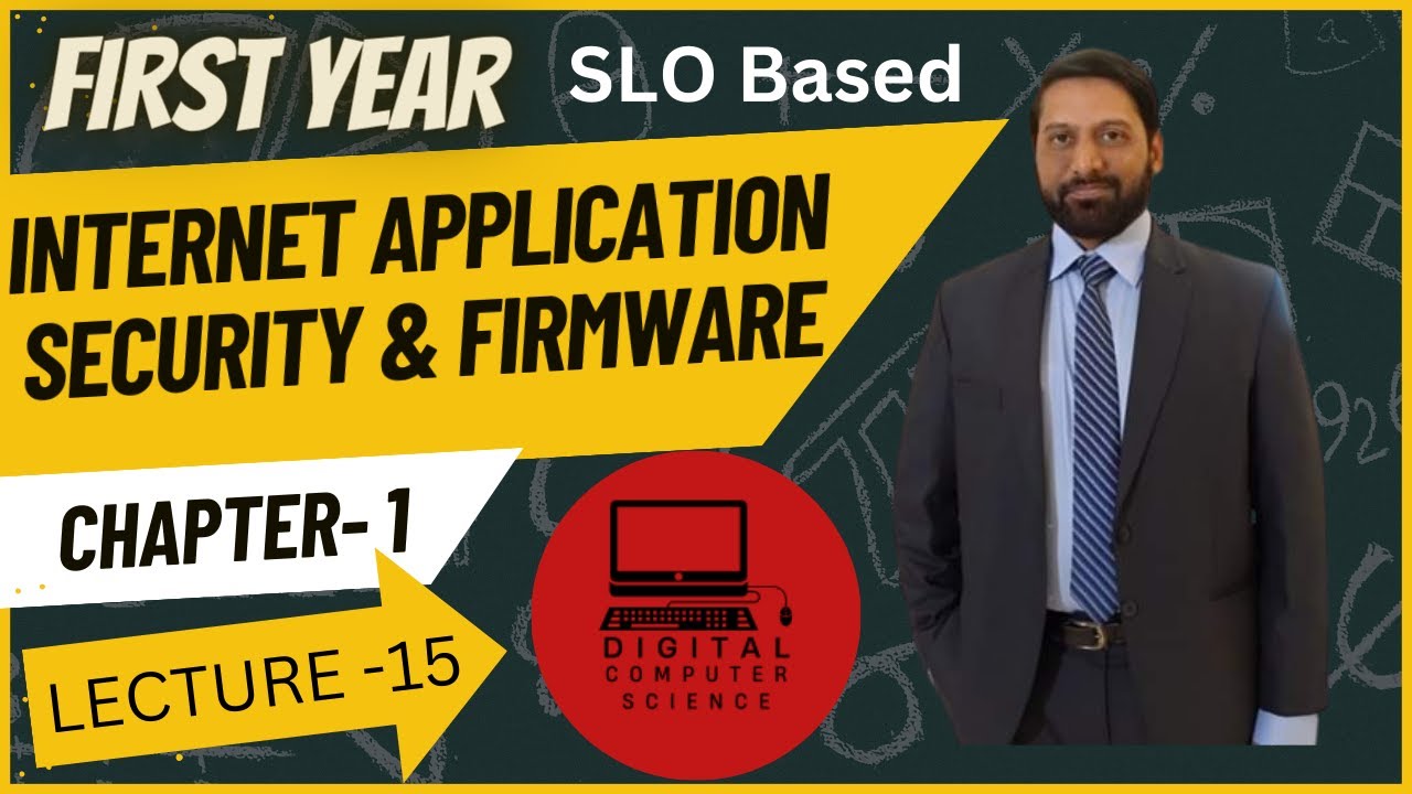 Chapter 01 Lecture 15 | Firmware | Internet Application Security | FSc Computer Science-1 | ICS-1