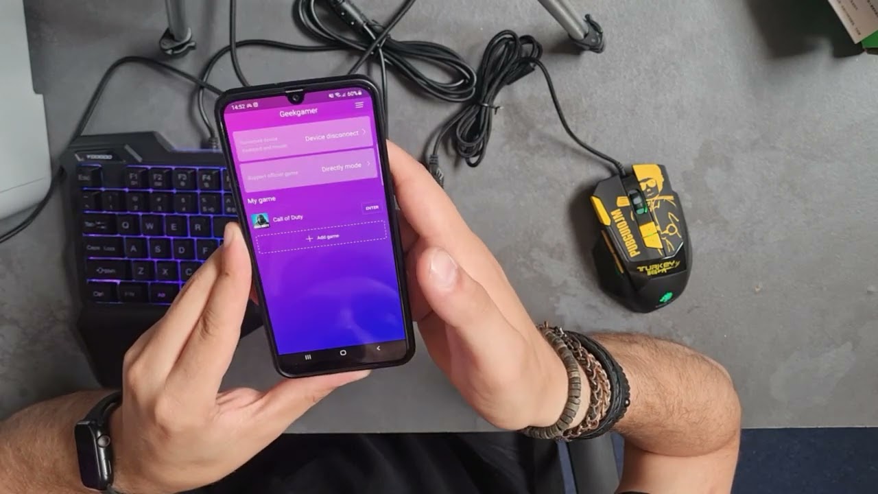 Tutorial Convertor tastatura si mouse pentru telefon G1, Pubg Fornite Call of duty