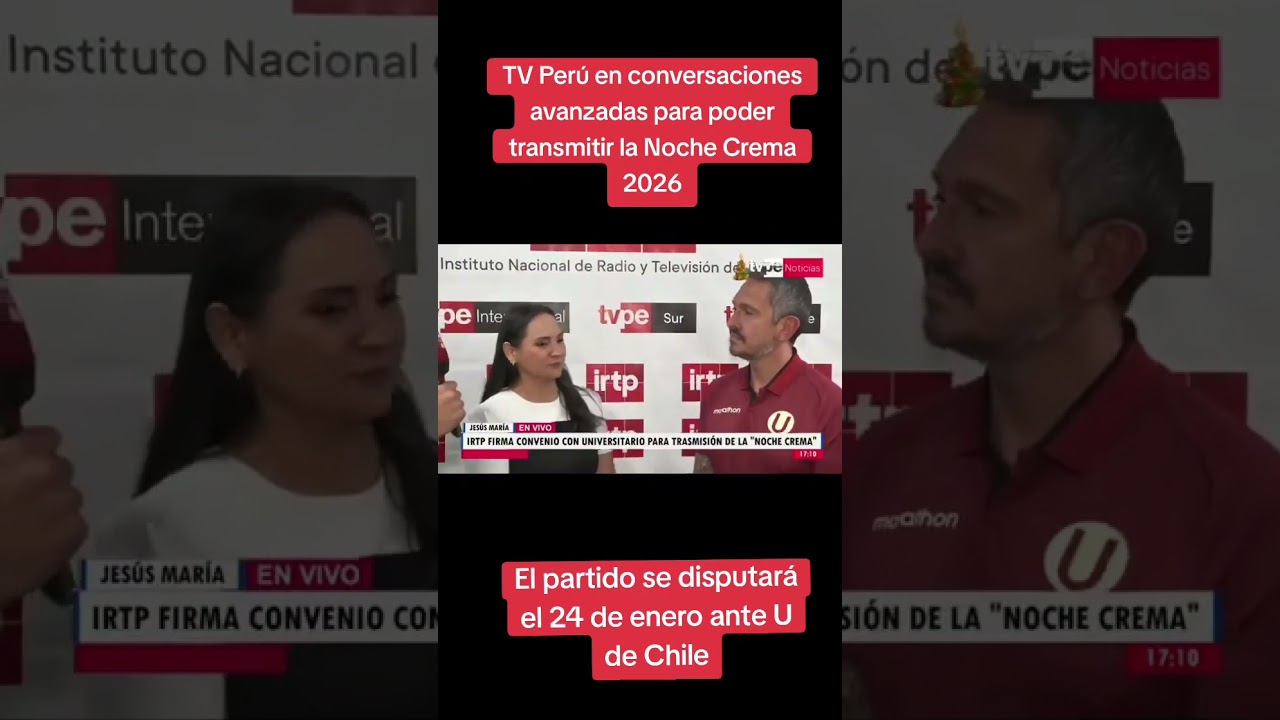 Universitario en conversaciones avanzadas con IRTP para transmitir la noche crema 2026