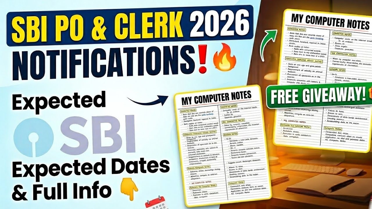 About SBI PO & Clerk 2026‼️🔥 #sbi #sbiclerk