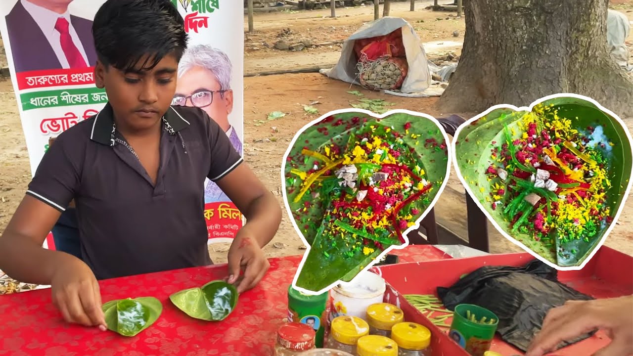 Hardworking Little Boy Runs His Own Pan Shop | Amazing Betel Leaf Paan Making Skills