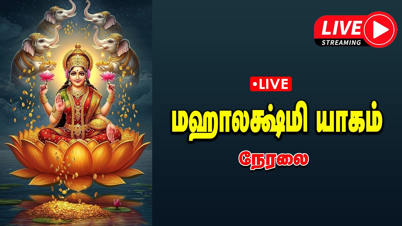 🔴Live | செல்வ வளம் தரும் மஹாலக்ஷ்மி யாகம்   | Live 22.02.26