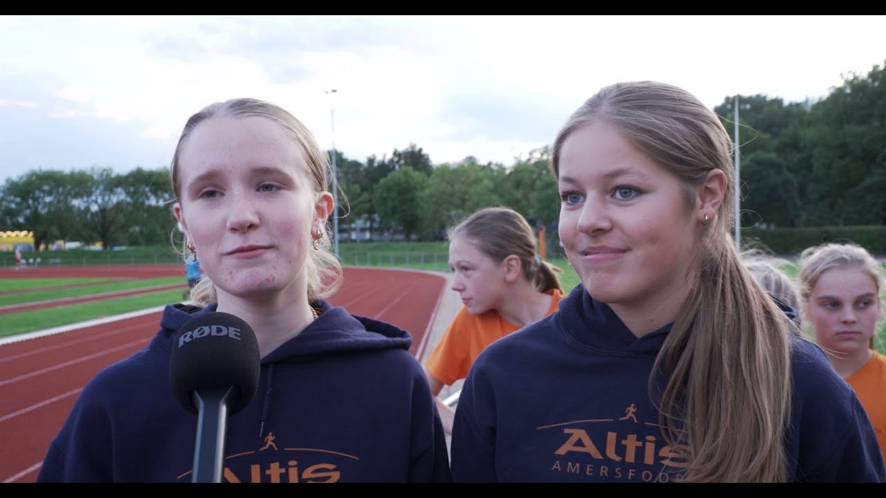 Jong talent bij de atletiekvereniging van Femke Bol