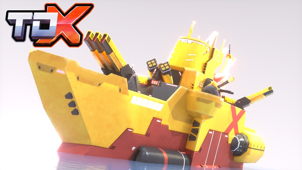 Tower Defense X золотой военный корабль настоящий