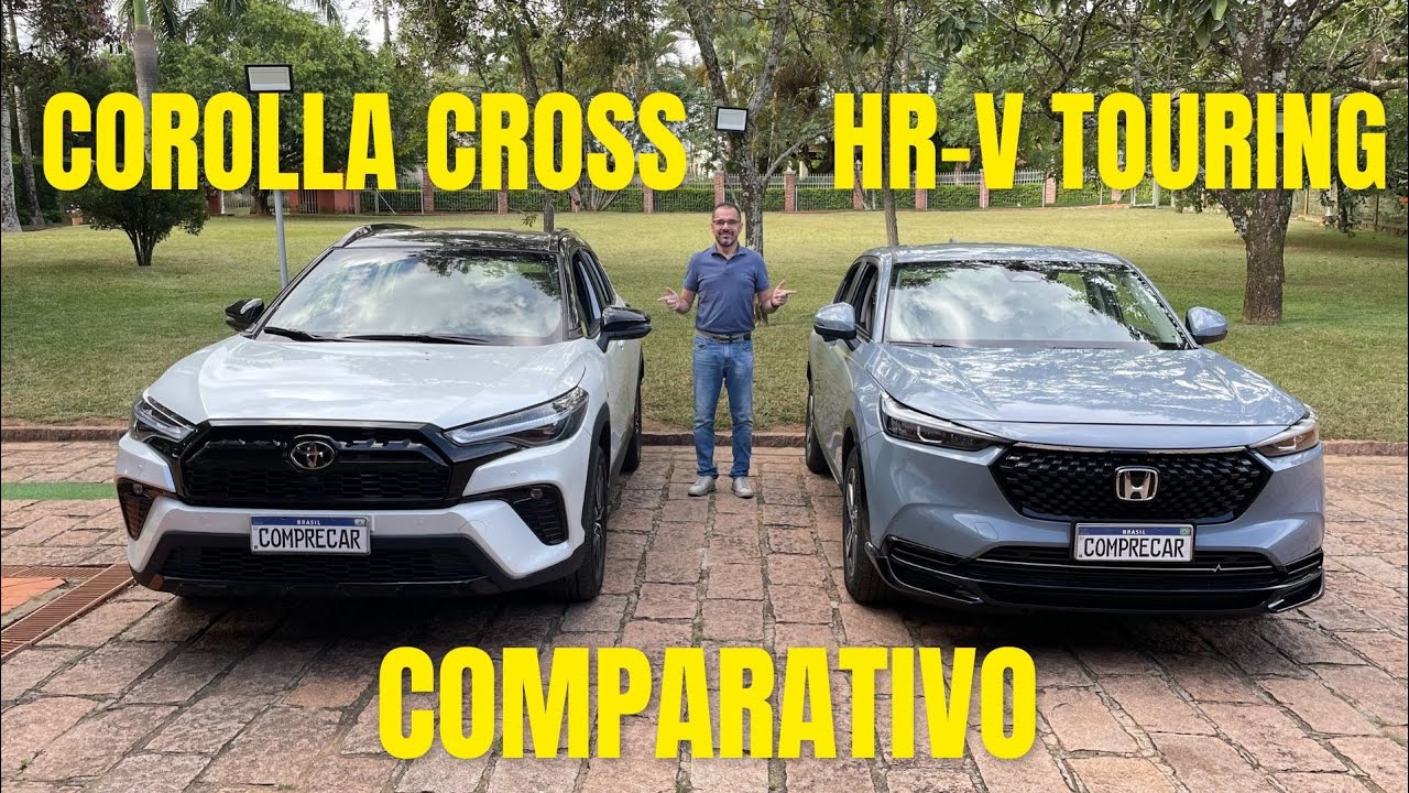 Comparativo: Honda HR-V Touring x Toyota Corolla Cross GR-Sport 2026
