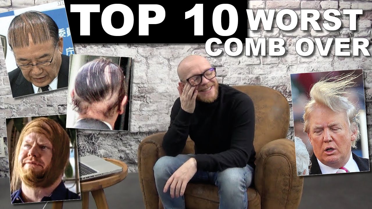 Hairdresser Reacts to the TOP 10 Comb-Overs! The Good, the Bad & the Cringe!