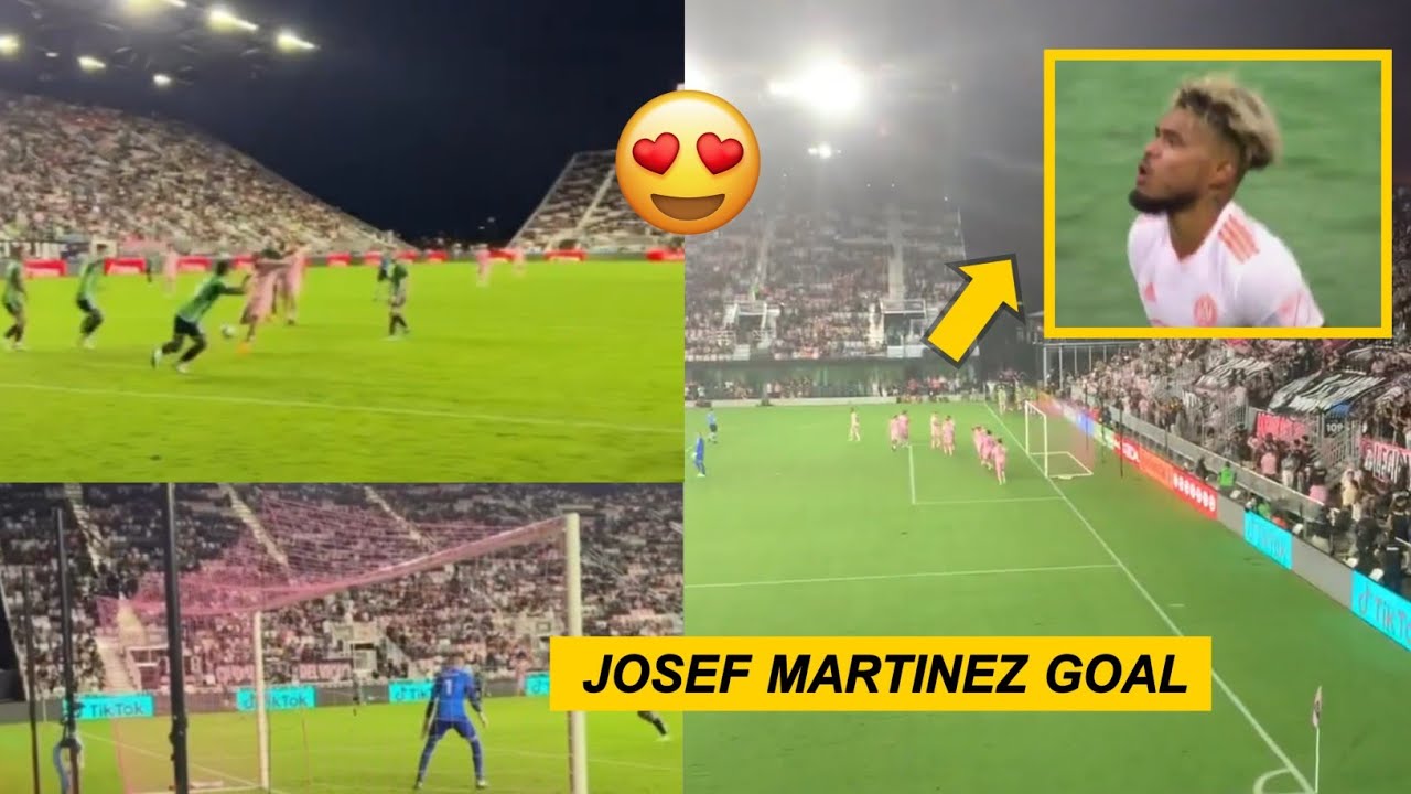 Josef Martinez Goal During InterMiami CF vs Austin FC Match | Inter Miami vs Austin FC