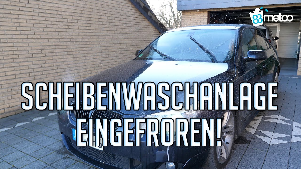 Wischwasser eingefroren richtig enteisen? Scheibenwaschanlage eingefroren was tun? 83metoo