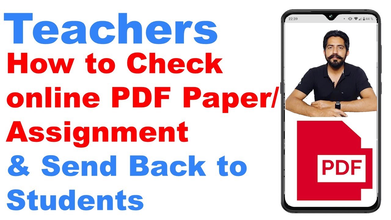 How Teachers Check Online Whatapp PDF Paper/Assignment & Make Record Folder