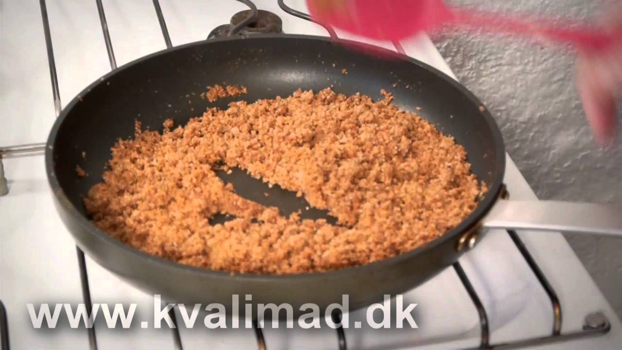&AElig;blekage med knas af rasp